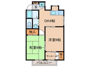 サンテラスメイの物件間取画像